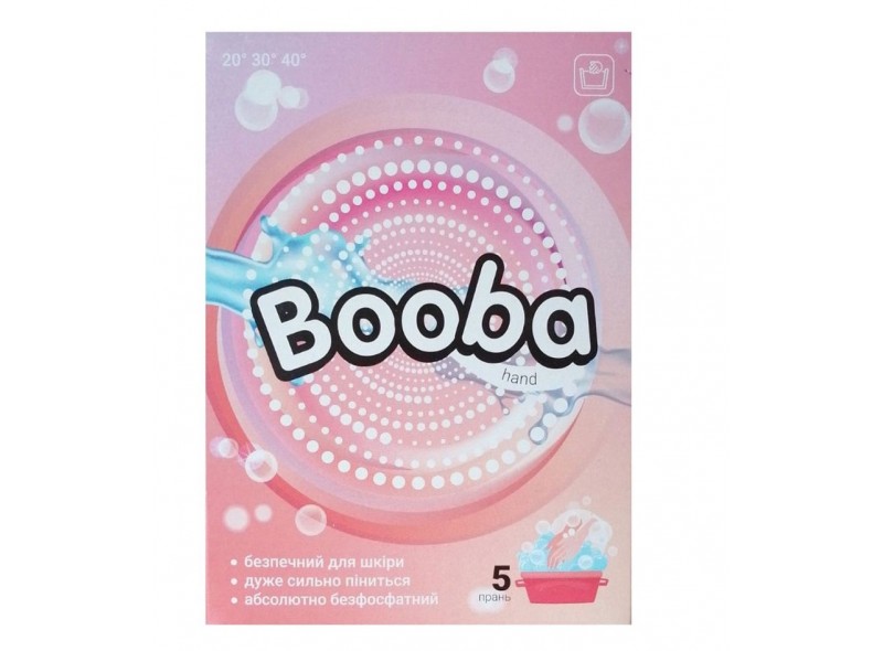 Порошок для ручного прання Booba 350 г, к/к (97-007) Порошок для ручного прання Booba 350 г, к/к (97-007)
